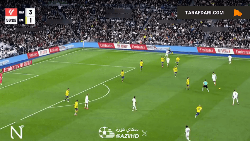 گل رودریگو به لاس پالماس (رئال مادرید 4-1 لاس پالماس)