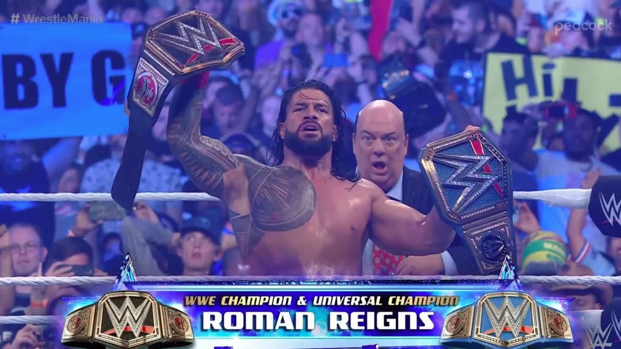 جان سینا - رسلمنیا - قهرمانی WWE - کوفی کینگستون - رومن رینز - WWE - کشتیگیران WWE