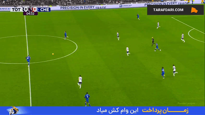 گل دومینیک سولانکه به چلسی روی اشتباه و سُر خوردن مارک کوکوریا (تاتنهام 1-0 چلسی)