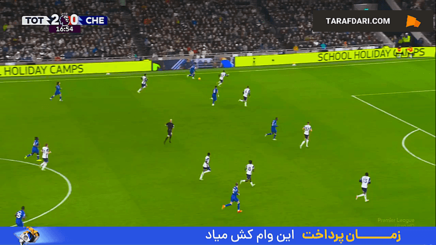 گل دیدنی جیدون سانچو به تاتنهام (تاتنهام 2-1 چلسی)