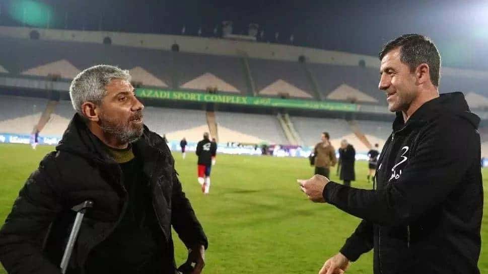محتبی محرمی - کریم باقری - پیشکسوت های پرسپولیس - ورزشگاه آزادی
