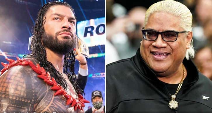رومن رینز، ستاره کشتی کج و WWE به همراه ریکیشی، پدر برادران اوسوز و کشتی گیر سابق