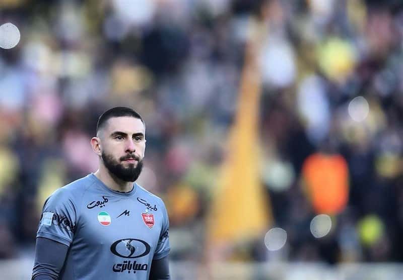 عکس از آلکسی گندوز دروازهبان پرسپولیس