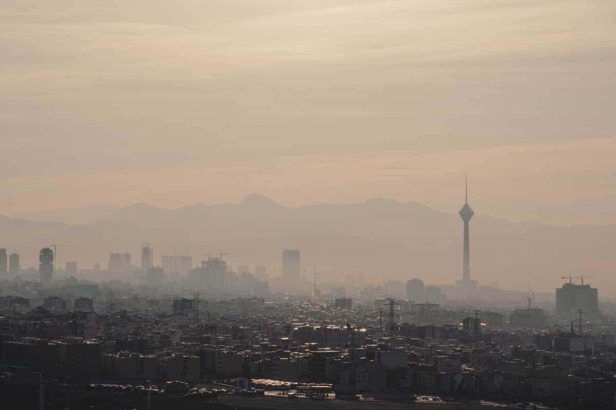 عکس از آلودگی هوای تهران