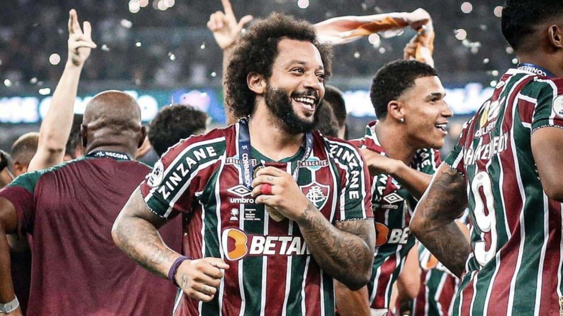مارسلو به رکورد 28 جام در دوران حرفهای خود رسید