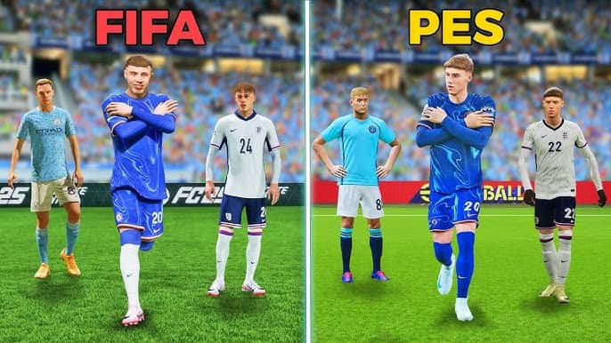 تفاوت کول پالمر در بازیهای FIFA و PES