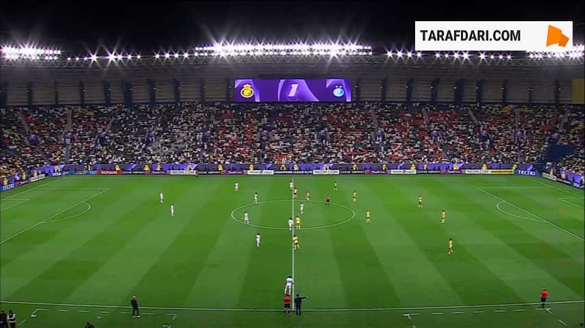 پیروزی النصر عربستان مقابل استقلال با گلزنی کریستیانو رونالدو و جون دوران