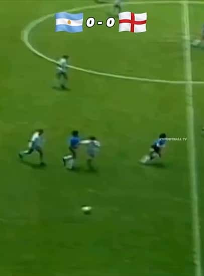 پیروزی 2-1 آرژانتین مقابل انگلستان در جام جهانی 1986