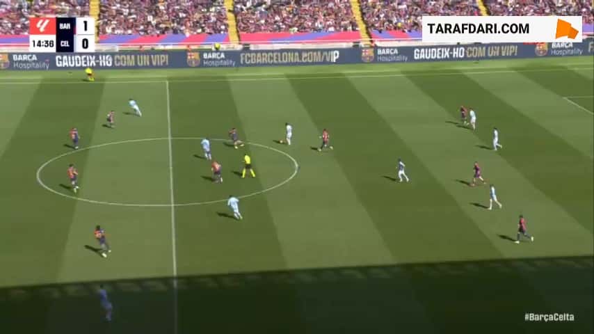 گل بورخا ایگلسیاس به بارسلونا (بارسلونا 1-1 سلتاویگو)