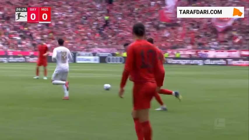 گل لروی سانه به ماینتس (بایرن مونیخ 1-0 ماینتس)