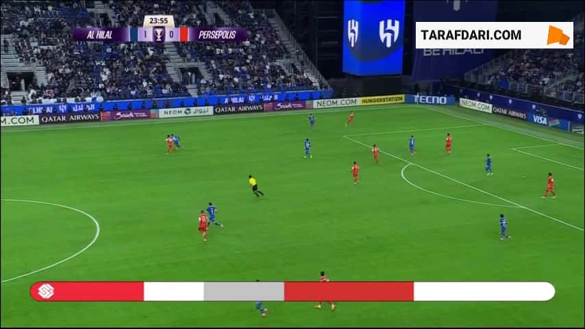گل ژائو کانسلو به پرسپولیس (الهلال 2-0 پرسپولیس)