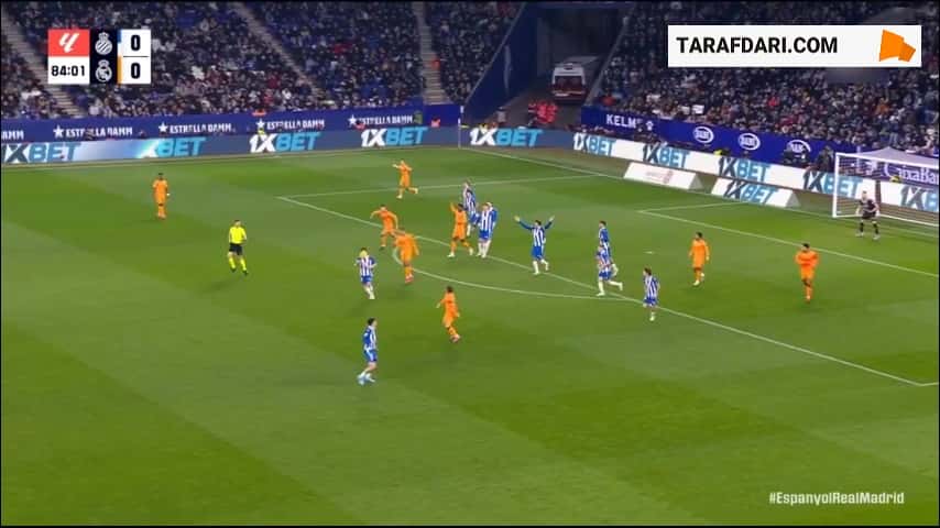 گل کارلوس رومرو به رئال مادرید (اسپانیول 1-0 رئال مادرید)