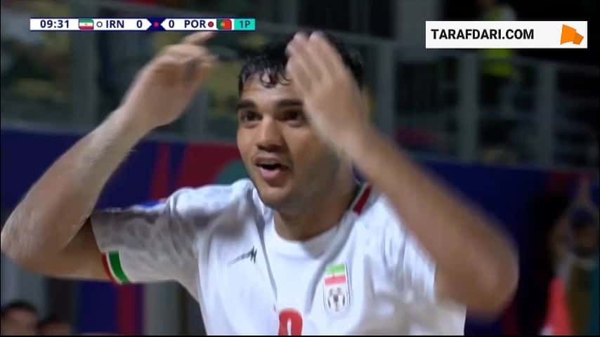جام جهانی فوتبال ساحلی؛ گل قیچی برگردان تماشایی نظرزاده به پرتغال (ایران 1-0 پرتغال)