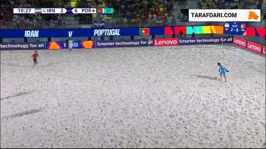 جام جهانی فوتبال ساحلی؛ گل دیدنی مختاری به پرتغال (ایران 3-6 پرتغال)