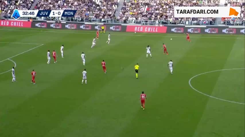 گل راندل کولو موانی به مونتزا (یوونتوس 2-0 مونتزا)