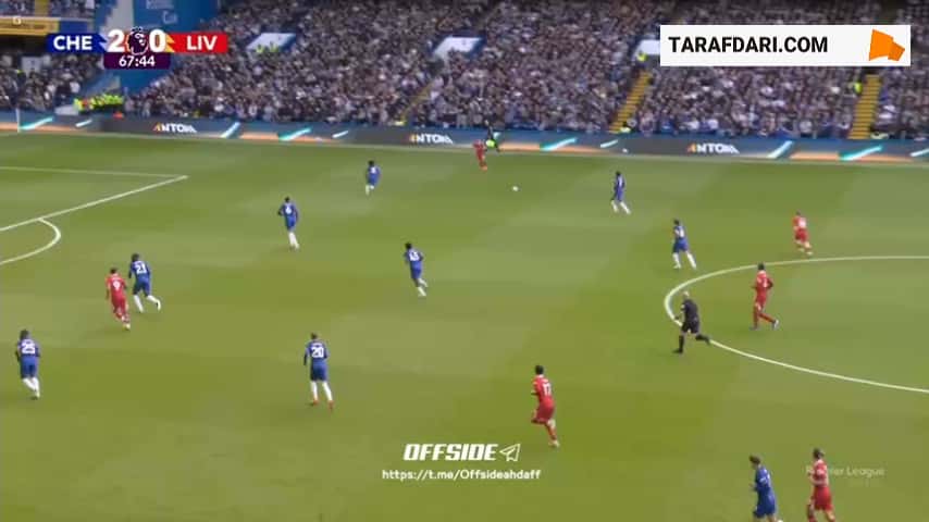 فرصتسوزی عجیب داروین نونیز مقابل دروازه چلسی (چلسی 2-0 لیورپول)