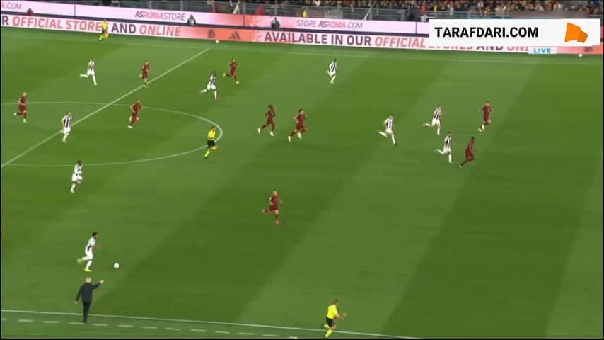 گل دیدنی مانوئل لوکاتلی به رم (آاس رم 0-1 یوونتوس)