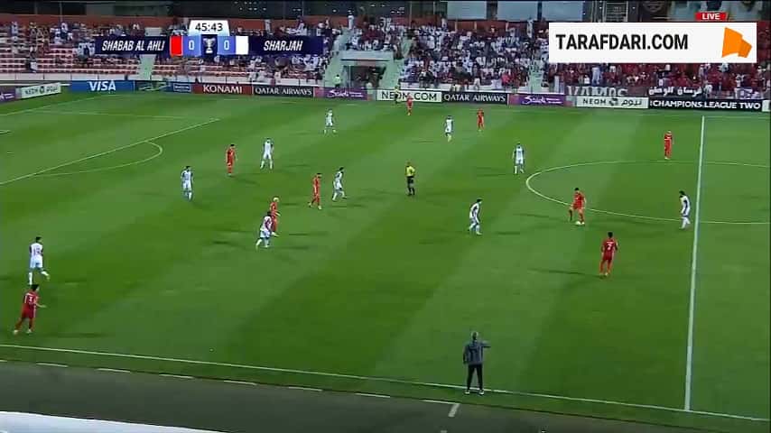 گل سردار آزمون به الشارجه روی پاس زیبای سعید عزت اللهی (شباب الاهلی - الشارجه)