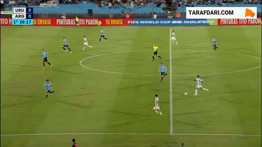 خلاصه بازی اروگوئه 0-1 آرژانتین (انتخابی جام جهانی 2026)