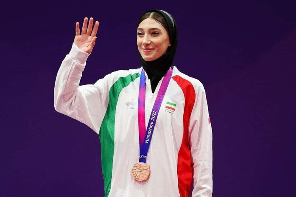 مبینا نعمت زاده - تیم ملی تکواندو - مراسم المپیک - المپیک