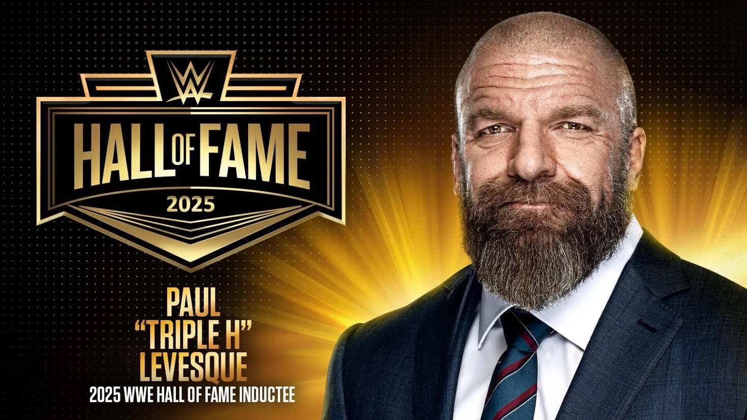 سورپرایز Triple H - شاون مایکلز و آندرتیکر - تاریخ مراسم WWE Hall of Fame - واکنش Triple H به ورود به تالار مشاهیر