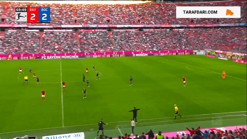 گل برو به بایرن مونیخ (بایرن مونیخ 2-3 بوخوم)