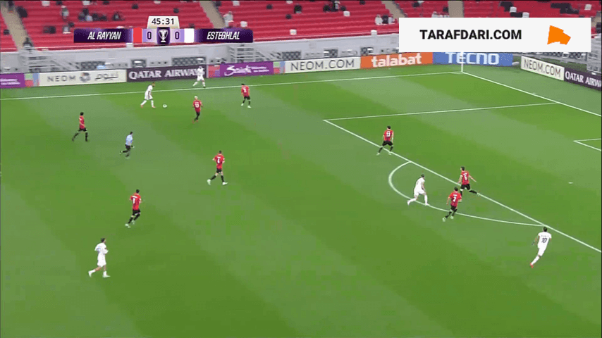 گل محمدرضا آزادی به الریان (الریان 0-1 استقلال)
