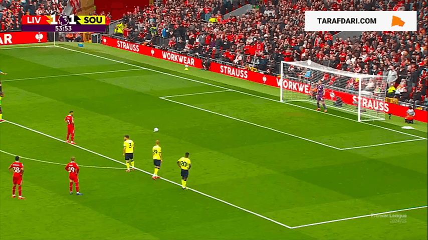 گل محمد صلاح به ساوتهمپتون (لیورپول 2-1 ساوتهمپتون)