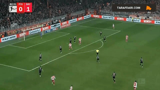 گل هولرباخ به بایرن مونیخ (اونیون برلین 1-1 بایرن مونیخ)