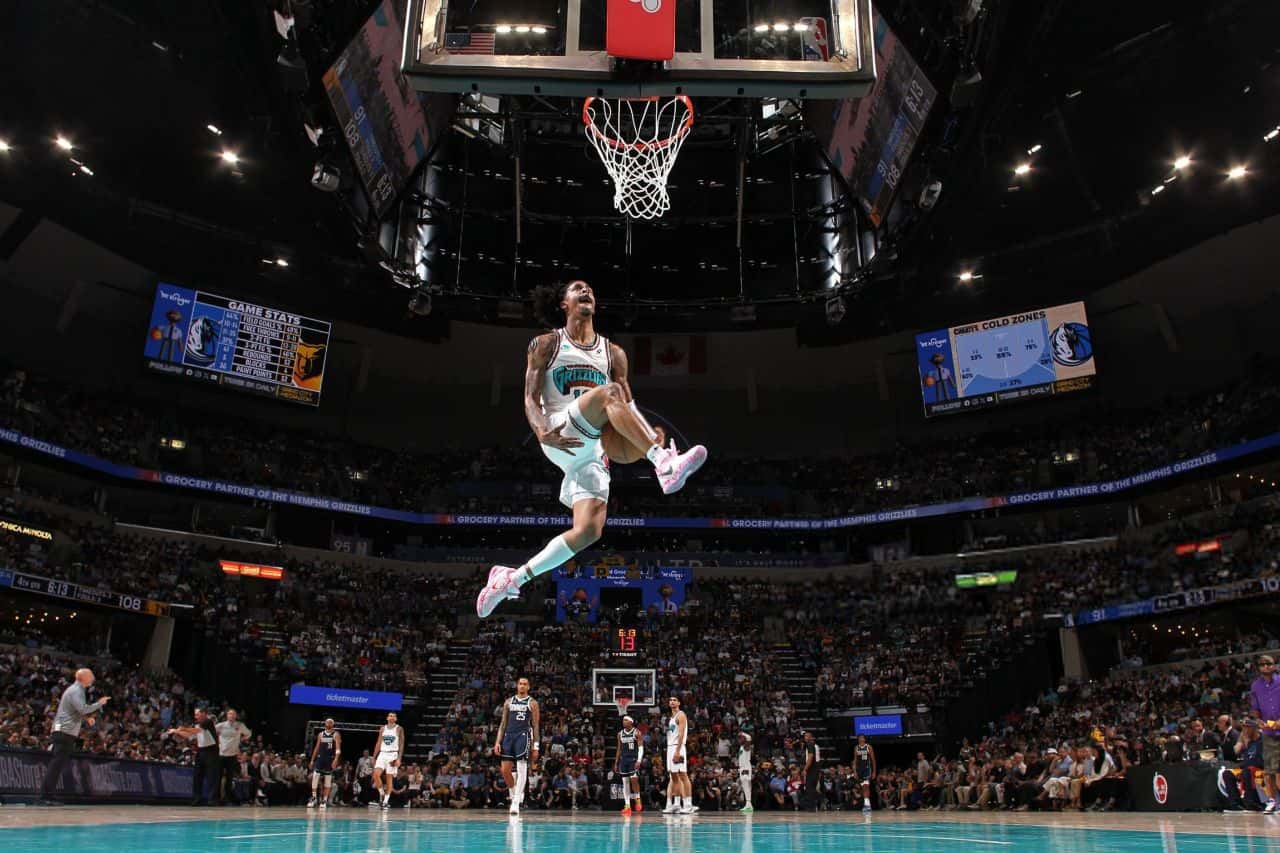 بسکتبال NBA - جا مورنت - ممفیس گریزلیز - دالاس موریکس