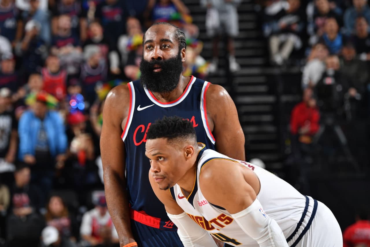 بسکتبال NBA - راسل وستبروک - جیمز هاردن