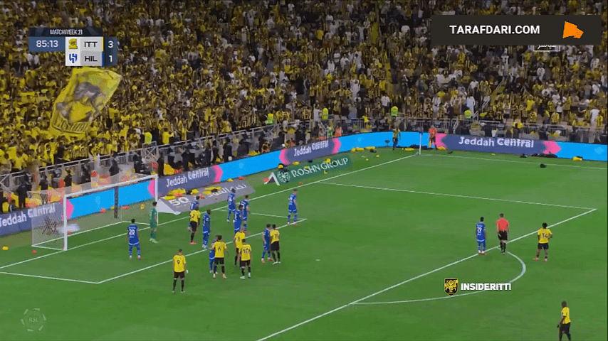 گل کریم بنزما به الهلال (الاتحاد 4-1 الهلال)
