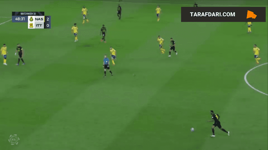 گل کریم بنزما به النصر (النصر 2-1 الاتحاد)