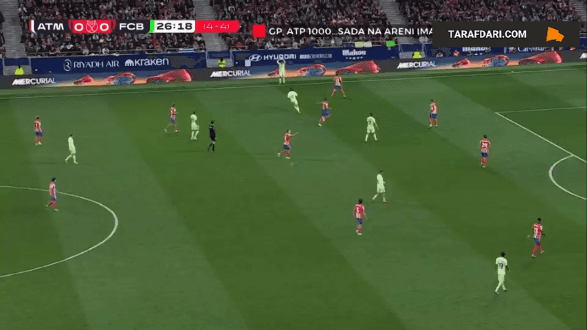 گل فران تورس به اتلتیکو مادرید روی پاس زیبای لامین یامال (اتلتیکو مادرید 0-1 بارسلونا)