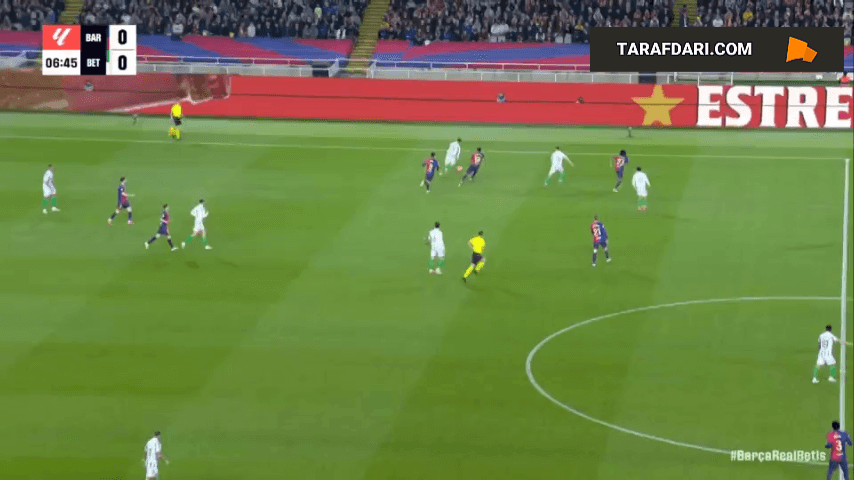 گل گاوی به رئال بتیس (بارسلونا 1-0 رئال بتیس)