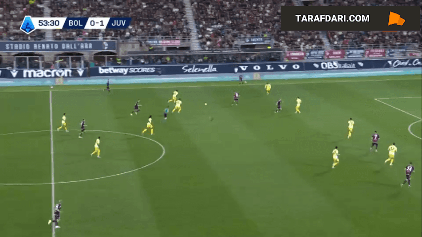 گل رمو فرویلر به یوونتوس (بولونیا 1-1 یوونتوس)