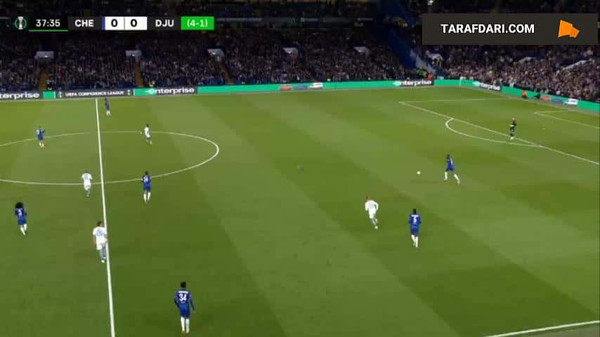 گل کیرنان دوزبری هال به دیورگوردن (چلسی 1-0 دیورگوردن)