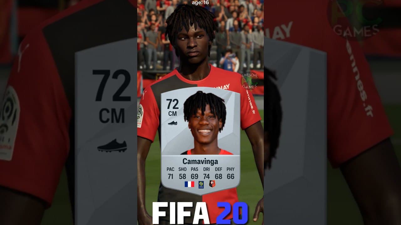 ادواردو-کاماوینگا - رئال-مادرید - FIFA-20 - EA-FC-25 - مقایسه-ریتینگ - تفاوت-چهره - بازیکن-جوان - پیشرفت-فوتبالی - طراحی-واقعگرایانه - استعداد-فرانسوی