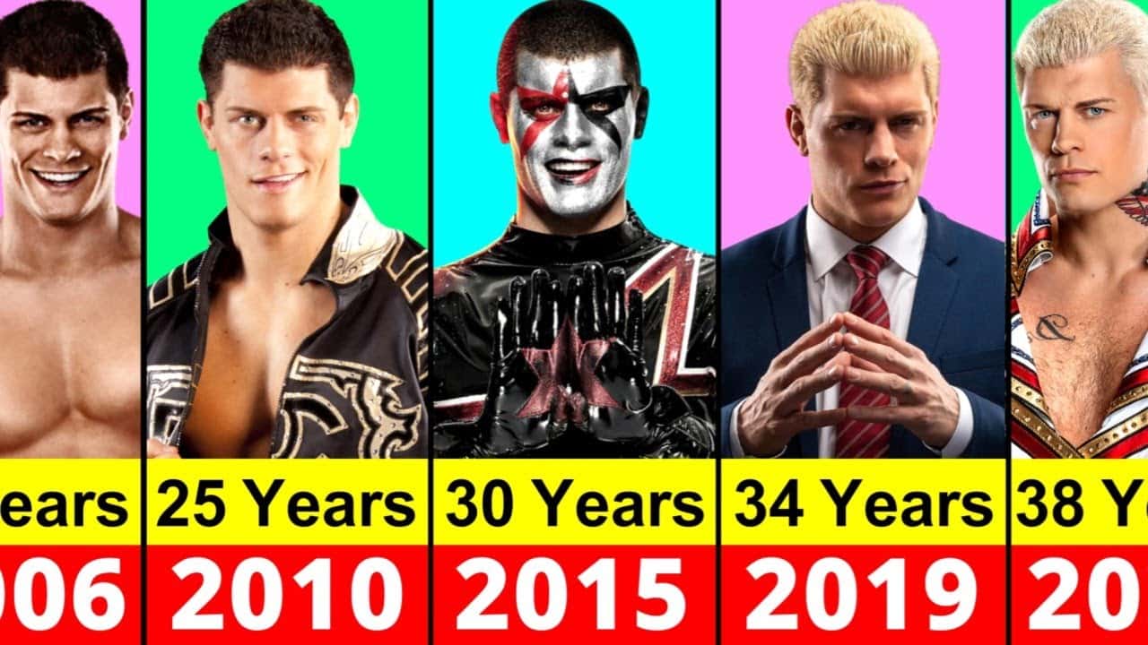 کودی-رودز - WWE - کشتیگیر-سال - رسلمنیا-۴۰ - قهرمانی - AEW - بازگشت - موفقیت - پیشرفت