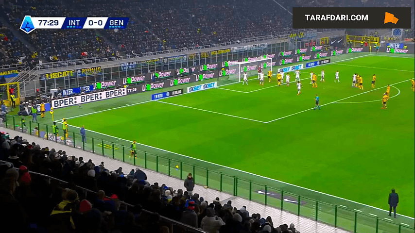 گل لائوتارو مارتینز به جنوا و خوشحالی شدید همراه با هواداران نرآتزوری (اینتر 1-0 جنوا)