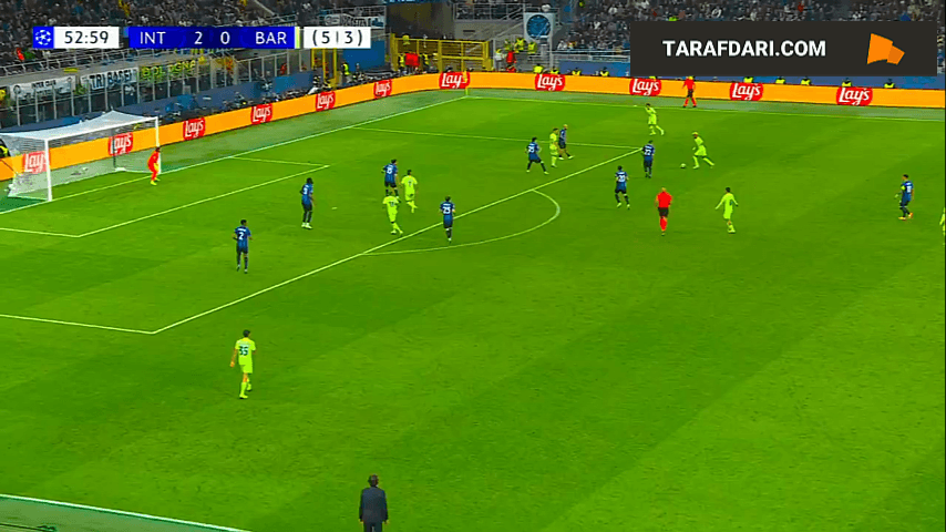 گل دیدنی اریک گارسیا به اینتر (اینتر 2-1 بارسلونا)