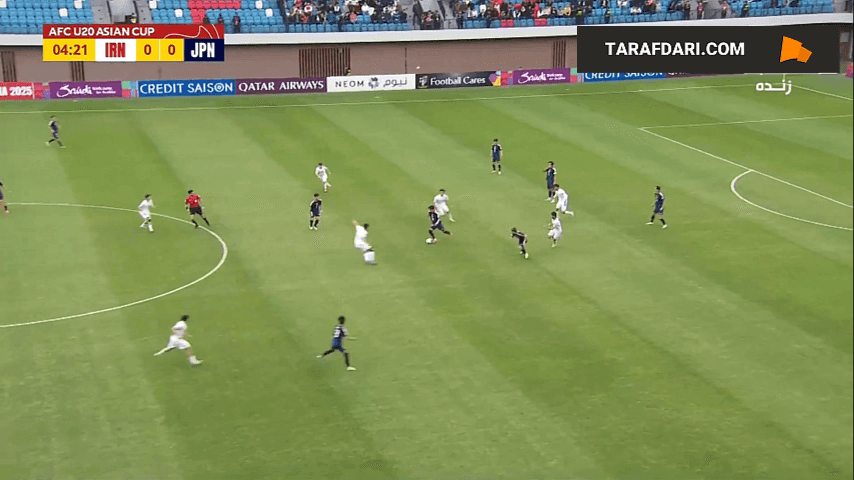 گل رضا غندی پور به ژاپن در جام ملتهای جوانان آسیا (جوانان ایران 1-0 جوانان ژاپن)