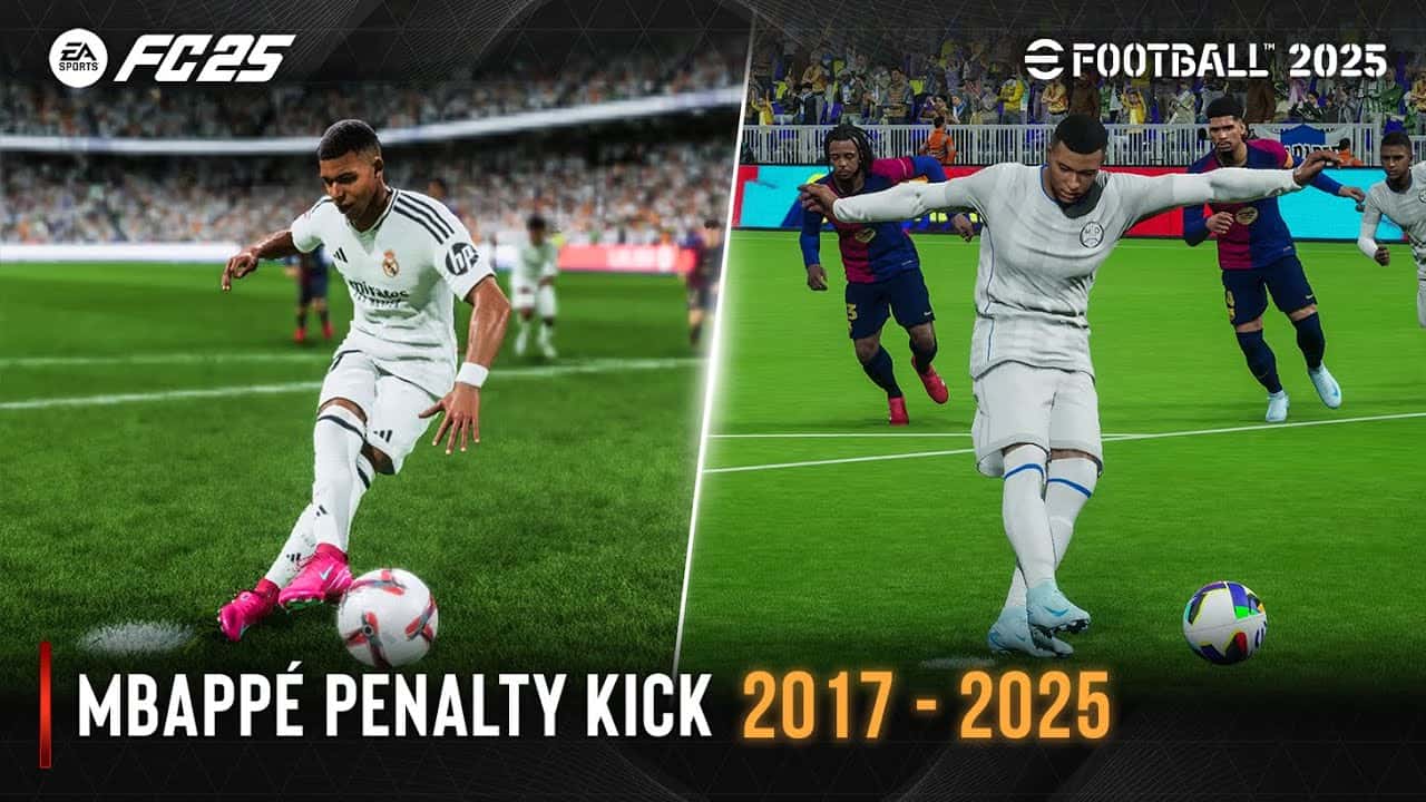 کیلیان امباپه - ضربات پنالتی - FIFA - PES - شبیهسازی فوتبال - قدرت و دقت - استایل بازی - فیفا