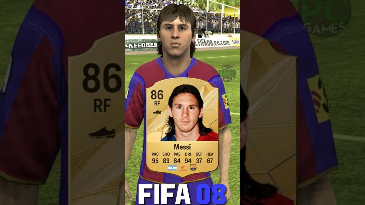 لیونل-مسی، FIFA-06، EA-Sports-FC-25، ریتینگ، تغییرات-ظاهری، بارسلونا، آرژانتین، بازی-ویدئویی، شبیهسازی، فوتبال