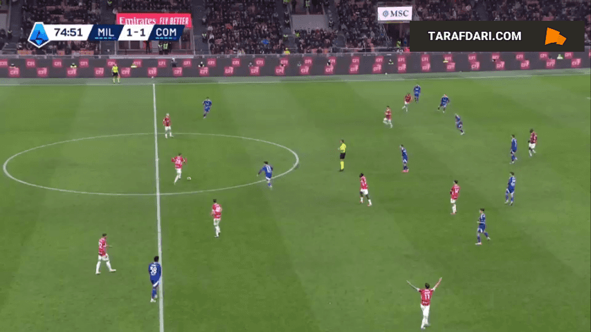 گل تیجانی ریندرس به کومو (میلان 2-1 کومو)