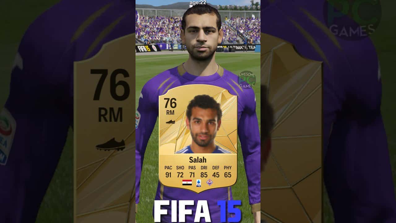 محمد-صلاح، FIFA-14، EA-Sports-FC-25، ریتینگ، تغییرات-ظاهری، لیورپول، وینگر، مصر، بازی-ویدئویی، شبیهسازی-فوتبال
