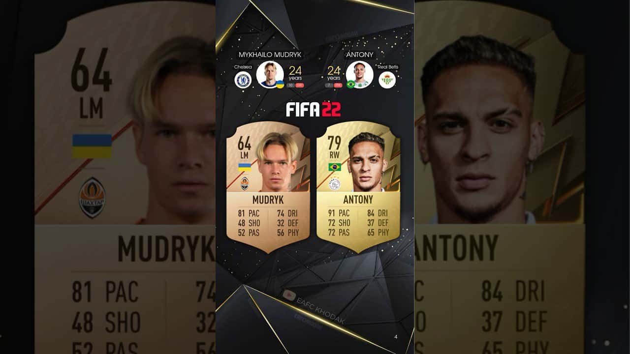 آنتونی - میخایلو-مودریک- ریتینگ - FIFA-20 - EA-FC-25 - وینگر - منچستریونایتد - چلسی - رئال بتیس