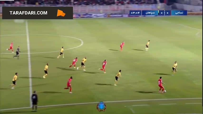 نساجی - سپاهان - لیگ برتر ایران