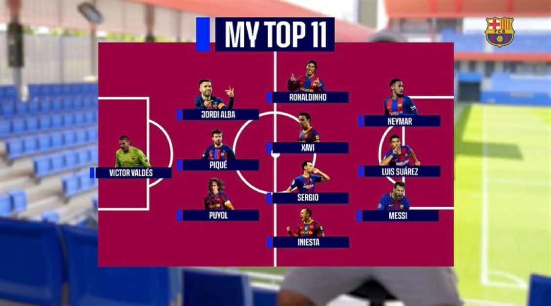 تیم منتخب تاریخ بارسلونا