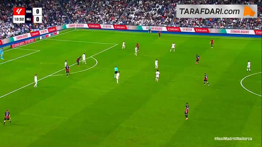 دفع ناقص دنی سبایوس؛ گل مارتین والینت به رئال مادرید (رئال مادرید 0-1 مایورکا)